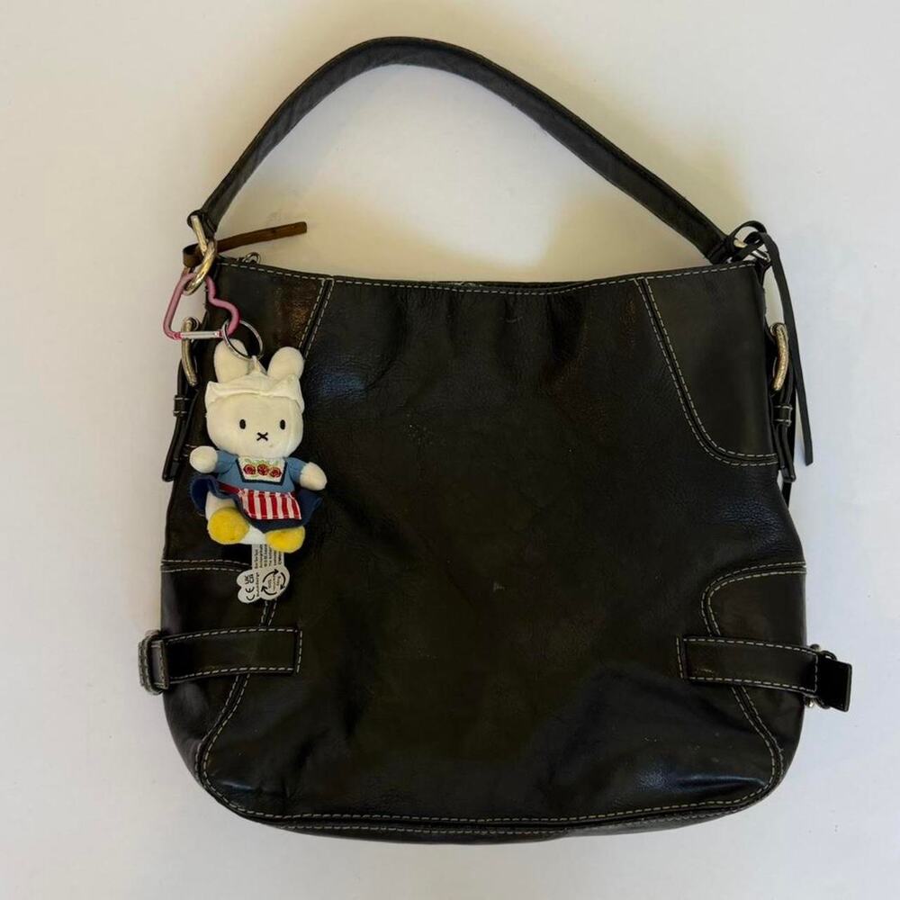 Vintage Black Hobo Bag